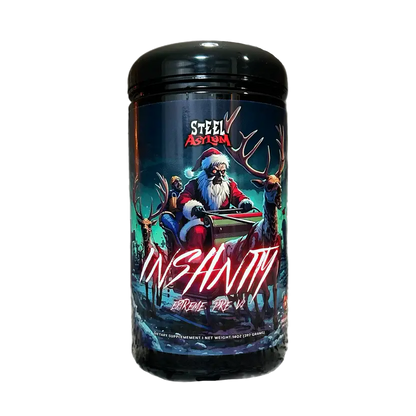 Insanity Preworkout by Steel Asylum 25 servings