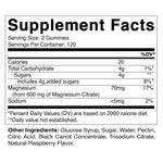 Vitamatic Magnesium Citrate Gummies 600mg per Serving - 240