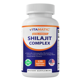 Shilajit Complex 9000mg Equivalent 120  Capsules