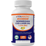 NORWEGIAN COD LIVER OIL 1250MG 120TABS