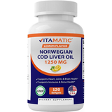 NORWEGIAN COD LIVER OIL 1250MG 120TABS
