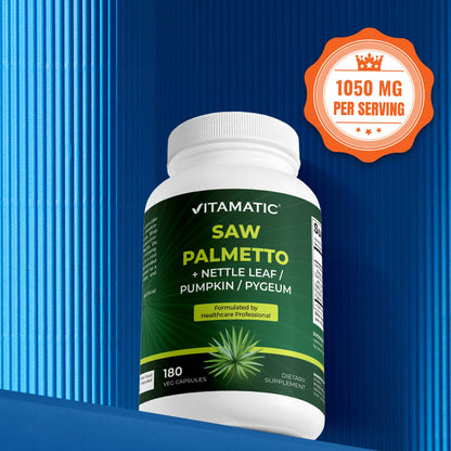 Saw Palmetto Extract- 180 Veg Capsules - prostate support