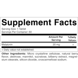 MELATONIN 20 MG 60 TABLETS