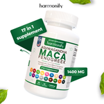 MACA, ASHWAGANDHA, FENUGREEK BLEND 1400MG 60CAPS - 17-in-1 Sexual Enhancement Supplement – Libido Booster for Men and Women