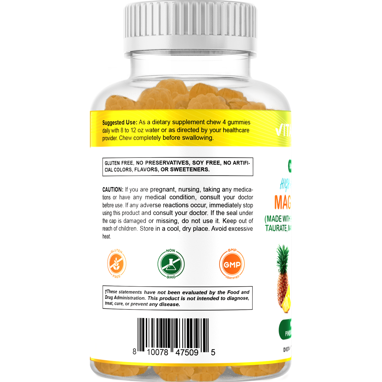 MAGNESIUM 400MG PER SERVING 120 GUMMIES
