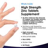 ZINC 50MG 120 TABS
