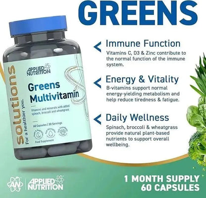 GREENS MULTIVITAMINS 60 CAPSULES