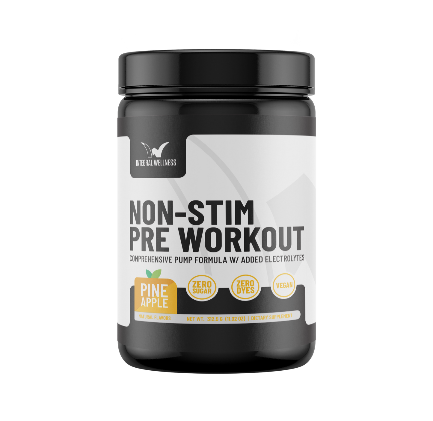 Non-Stim Pre-Workout - Pump, Hydration and Focus - 25 servings