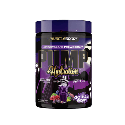 Pump + Hydration Caffeine-Free Pre-Workout by MuscleSport - 40 Servings