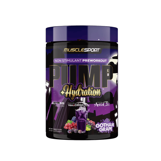 Pump + Hydration Caffeine-Free Pre-Workout by MuscleSport - 40 Servings