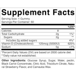 VITAMIN D3 5000IU 60 GUMMIES
