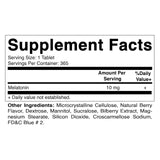 MELATONIN 10 MG 365 TABLETS