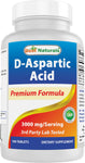 D-ASPARTIC ACID 180 TABLETS