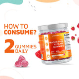 Vitamatic Magnesium Citrate Gummies 600mg per Serving - 240