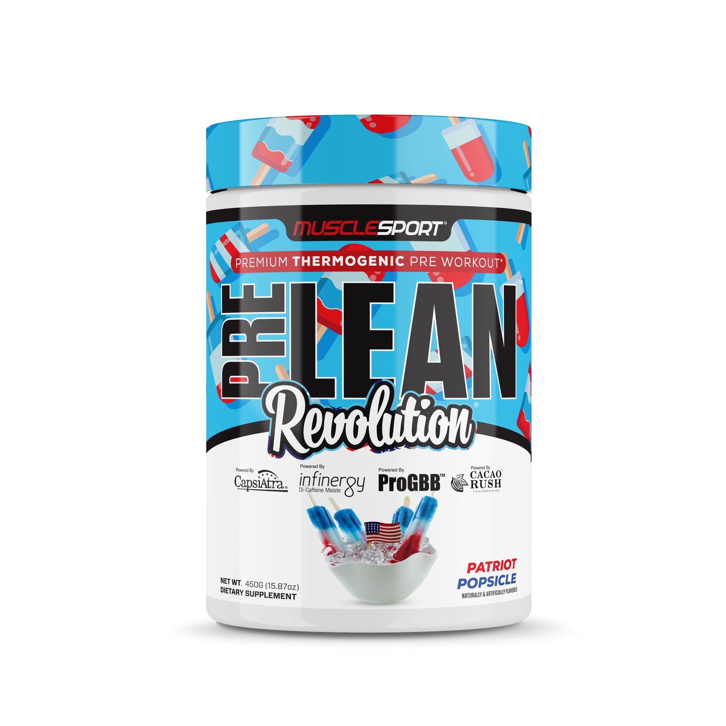 PreLean Revolution Thermogenic Pre-Workout by MuscleSport - 30 Servings
