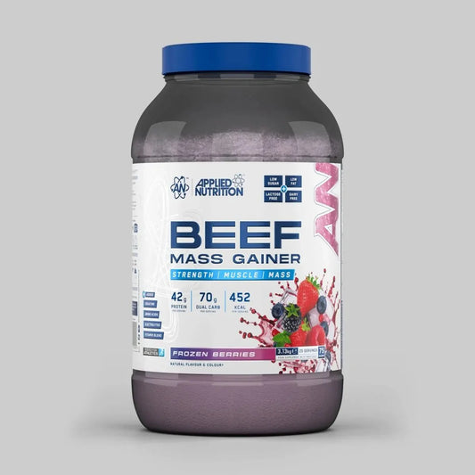 BEEF MASS GAINER 3.13 KG 25 servings, Lactose, dairy, gluten, and soy free