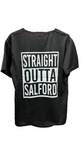 STRAIGHT OUTTA SALFORD VITAMIN STORE SALFORD TSHIRT BLACK L