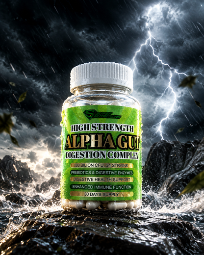 ALPHA GUT 30 VEGAN CAPSULES - HIGH STRENGTH DIGESTION COMPLEX