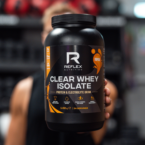 CLEAR WHEY ISOLATE, PROTEIN AND ELECTROLYTE DRINK