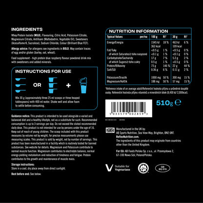Clear Whey Isolate 510g REFLEX NUTRITION
