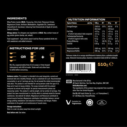 Clear Whey Isolate 510g REFLEX NUTRITION