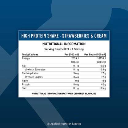 HIGH PROTEIN SHAKE 500ML
