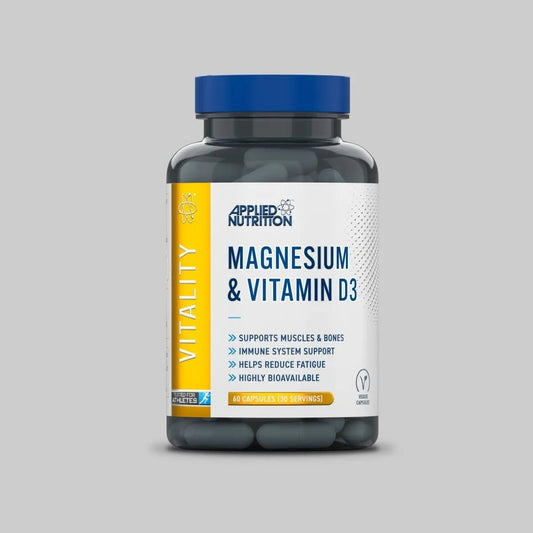 Magnesium & Vitamin D3 – 60 Capsules | 30 Servings
