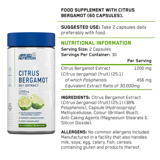 CITRUS BERGAMOT 25:1 60 CAPS