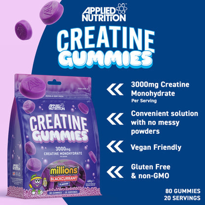 CREATINE GUMMIES 3000MG 80 GUMMIES