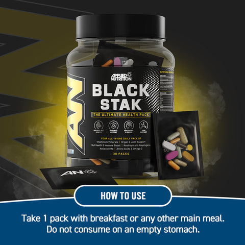 Applied Nutrition Black Stak – The Ultimate Health Pack 30 sachets