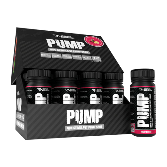PUMP NON-STIM PREWORKOUT SHOT 60ML GREEN APPLE