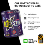 10X STIM 600g high stim pre workout