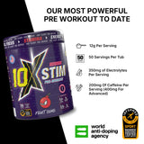 10X STIM 600g high stim pre workout