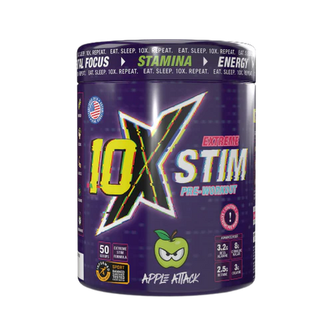 10X STIM 600g high stim pre workout