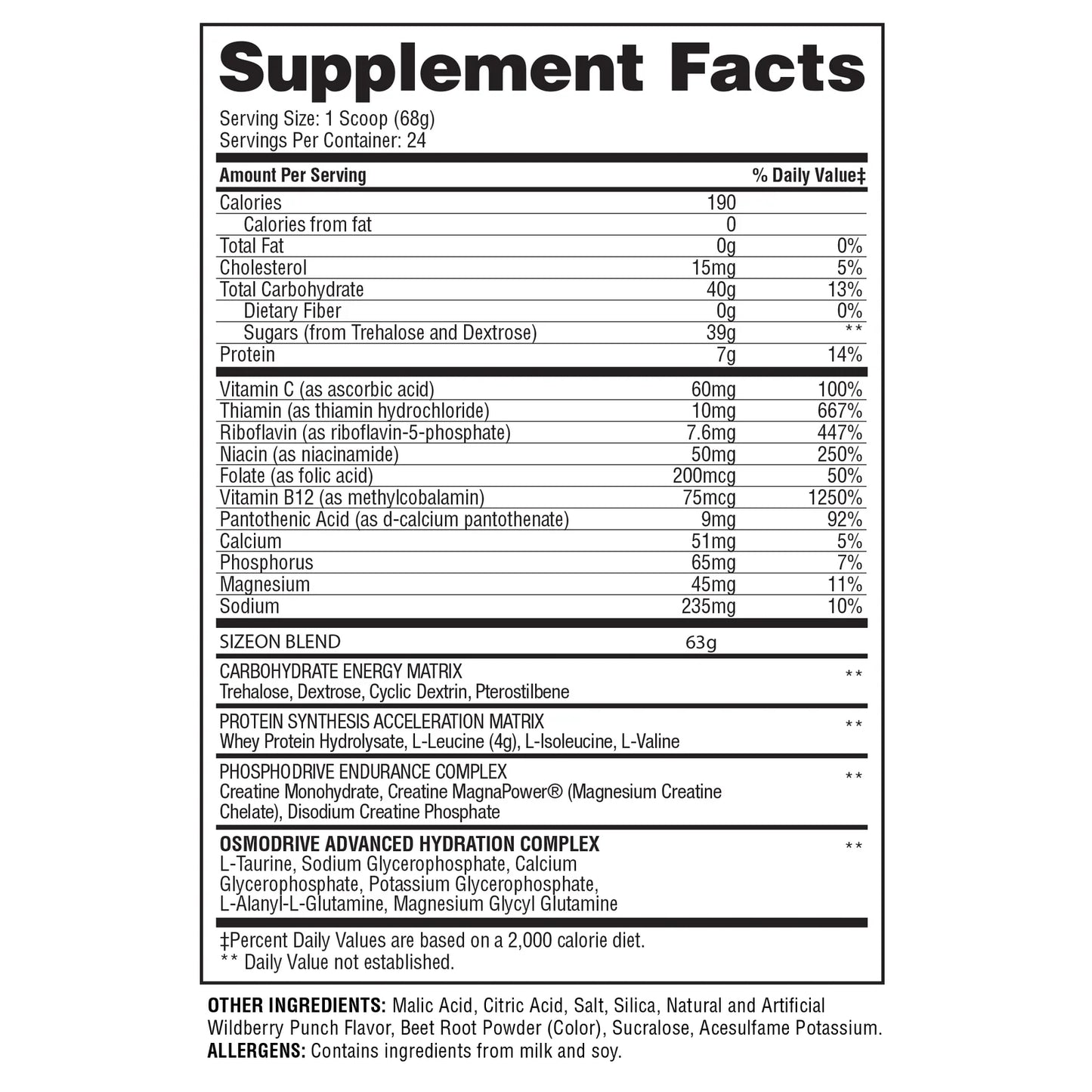 SIZE ON GET-SWOLE 1.63KG