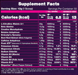 10X STIM 600g high stim pre workout
