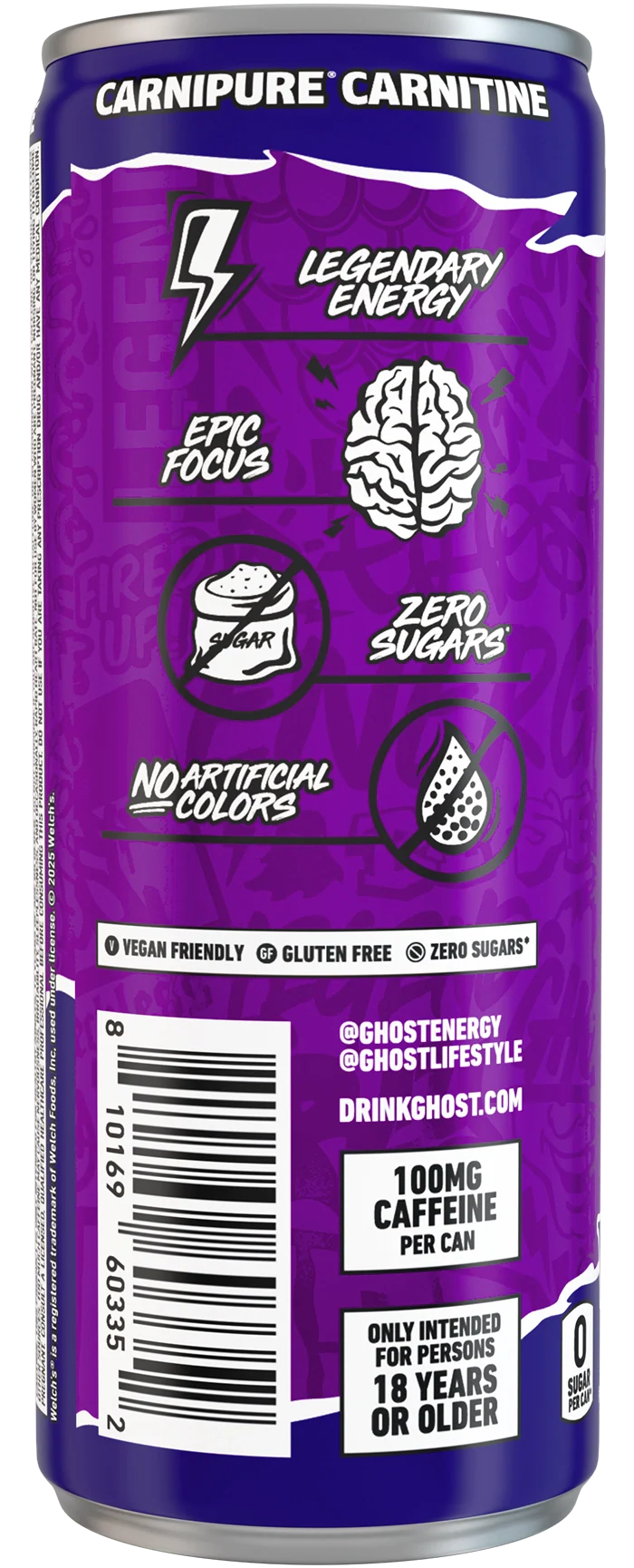 Ghost Energy Drink 500ml Zero Sugar