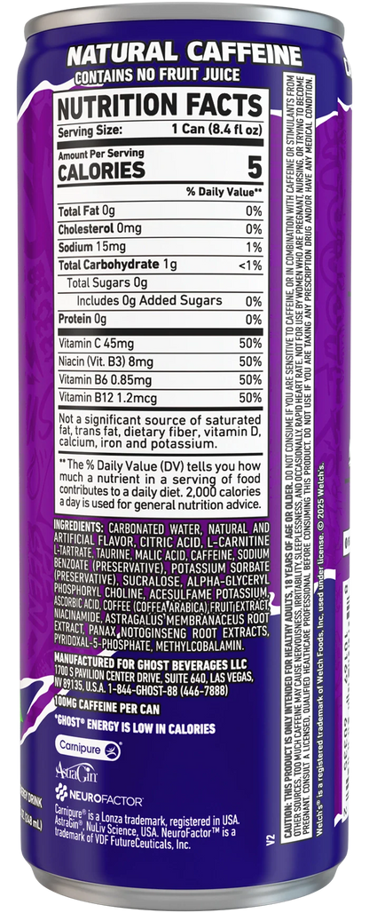 Ghost Energy Drink 500ml Zero Sugar