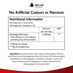 ASHWAGANDHA GUMMIES 1200MG 5% WITHANOLIDES 60 GUMMIES
