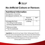ASHWAGANDHA GUMMIES 1200MG 5% WITHANOLIDES 60 GUMMIES