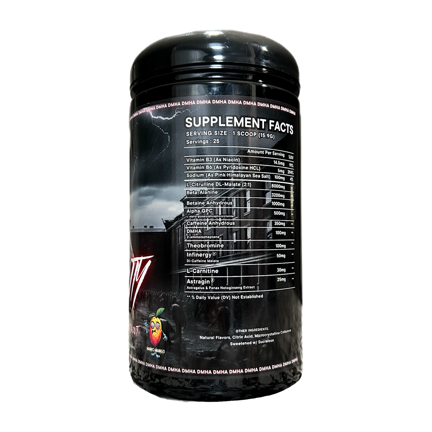 Insanity Preworkout by Steel Asylum 25 servings