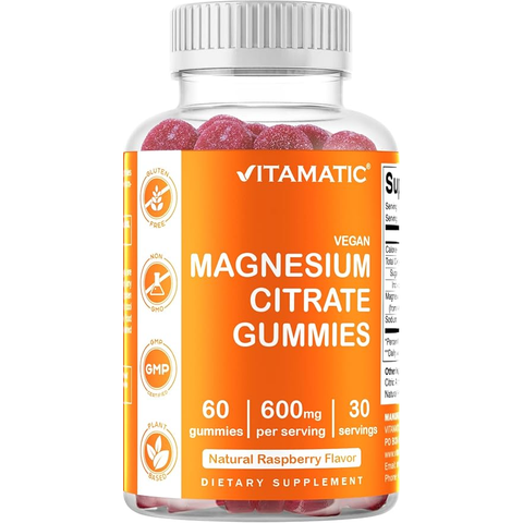 MAGNESIUM CITRATE GUMMIES 600MG PER SERVING 30 SERINGS