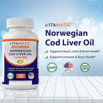 NORWEGIAN COD LIVER OIL 1250MG 120TABS