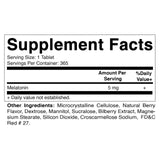 MELATONIN 5 MG 365 TABLETS