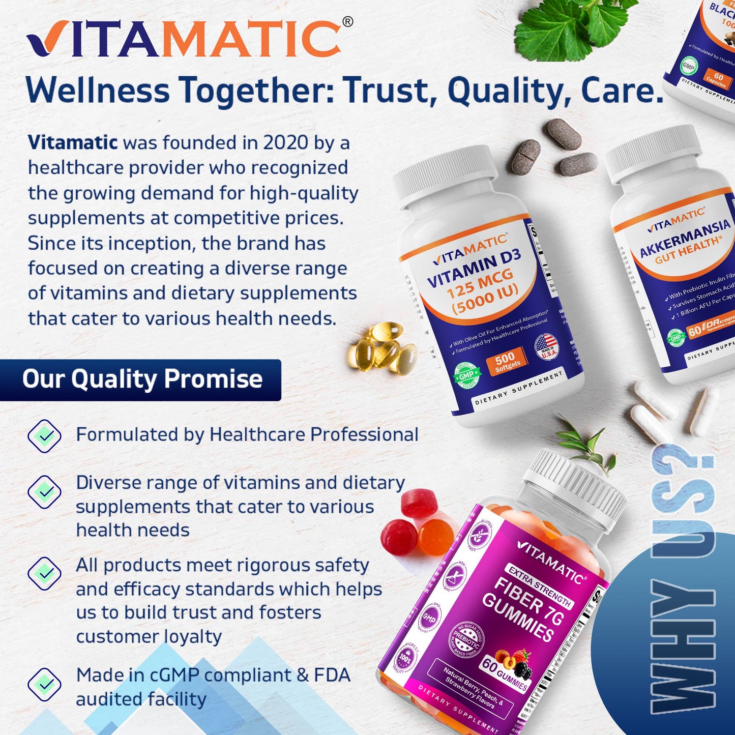 Vitamatic Calcium Citrate with Vitamin D3 - 240 Tablets