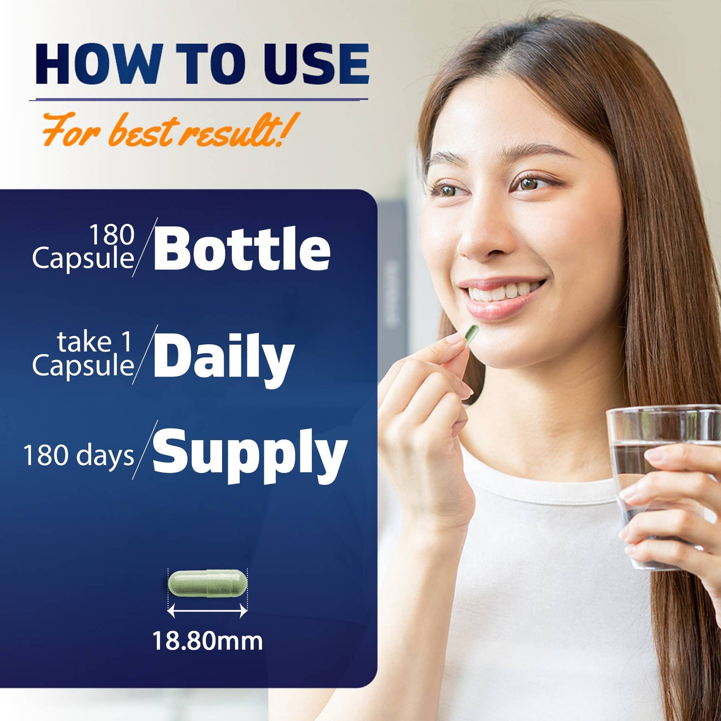 Vitamatic Moringa Leaf Extract 10,000mg - 180 Capsules