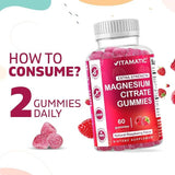 MAGNESIUM CITRATE 60 GUMMIES 225MG PER SERVING