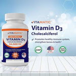 VITAMIN D3 50000IU 60 VEGGIE TABLETS