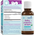 Organic Baby Probiotic Drops with Vitamin D 30 days supply
