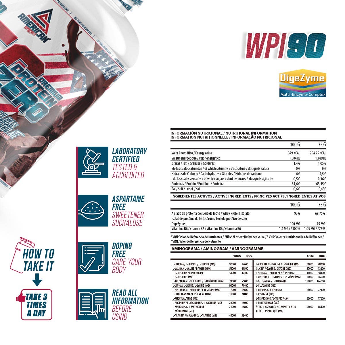 Premium Iso Zero WPI 90 2 kg